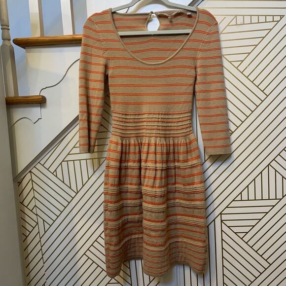 Knitted & Knotted Elodie Striped Sweater Dress - Picture 2 of 8